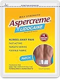 Maximum Amount of LIdocaine Available without a Prescription. Targets More Pain Receptors than any other OTC Topical Odor Free Numbs Away Pain with No Irritation and No Burning Individually wrapped (10cm x 14cm) patches