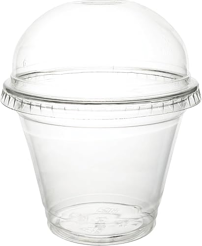 Party Essentials Vasos desechables de 9 onzas para fiestas de bebidas frías, cócteles, vino, parfait, frutas, helado, magdalenas, yogur, batidos,