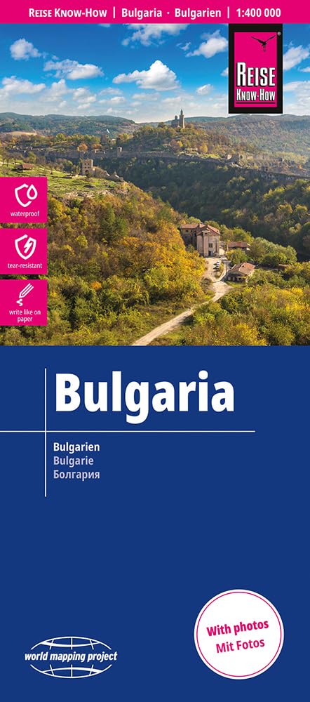 Bulgaria (1:400.000): reiß- und wasserfest (world mapping project)