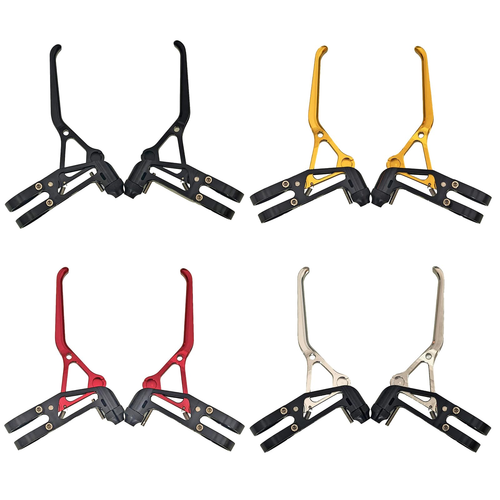 Palancas de freno para bicicletas de carretera y montaña, aleación de aluminio, frenos y mangos en V