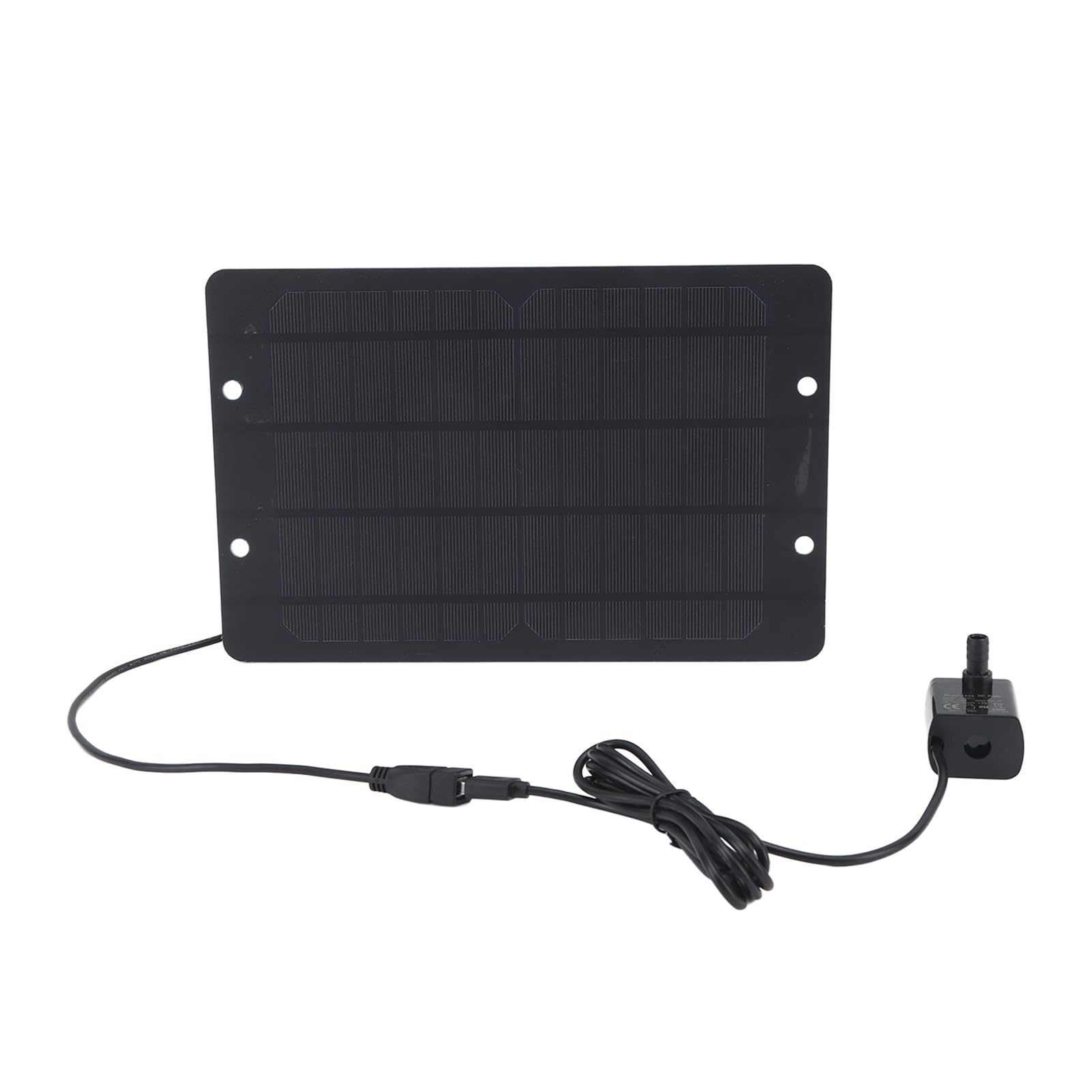 Kit di Pompa per Acqua Solare Fai -da -te, Pompa da 12 V a Base di Solare con Pannello da 6 V 10 W per Vasca da Giardino da Giardino da Bagno di Uccelli