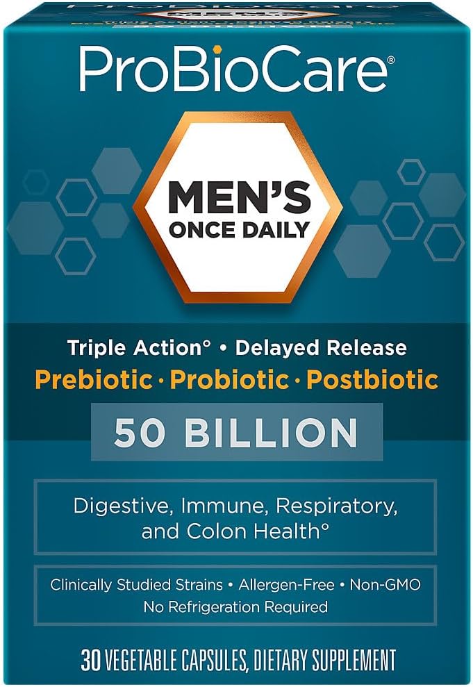 MenaTMs Once Daily Probiotic a Digestive Health a 50 Billion CFU of Probiotics (30 Capsules)