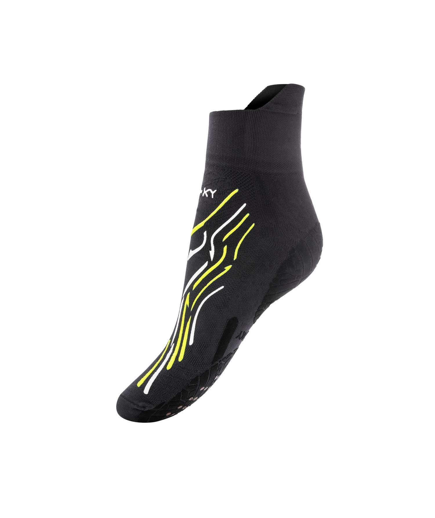 FLOKY, Calze Piscina Waterdrain Adult, Adatte per Qualsiasi attività in Acqua o Piscina, Hydrobike, Acquagym, Calze Antiscivolo, Materiale Idrorepellente, Resistente all'Usura da Cloro, Made in Italy