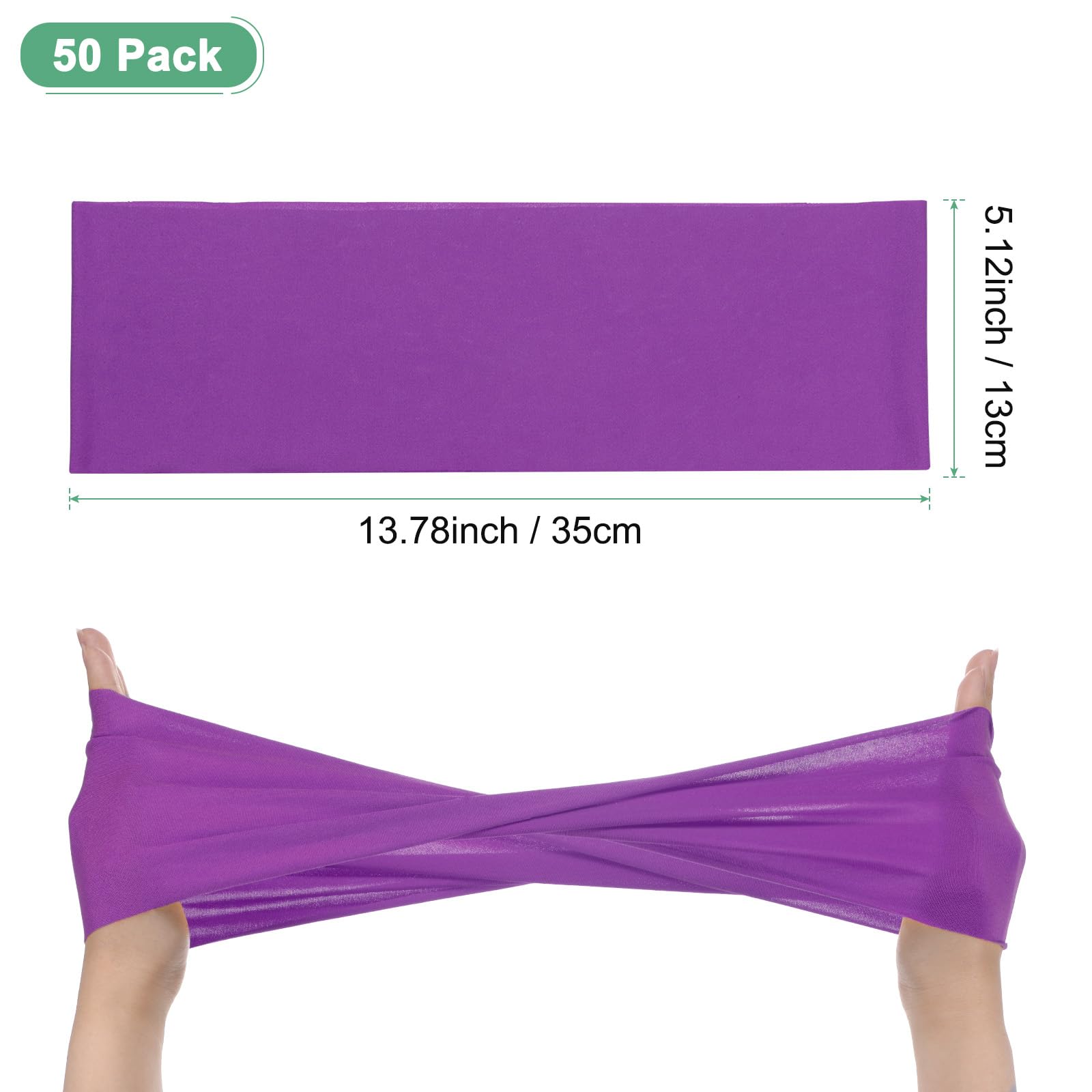 M METERXITY 50-Pack Spandex Chair Sashes - Image 3