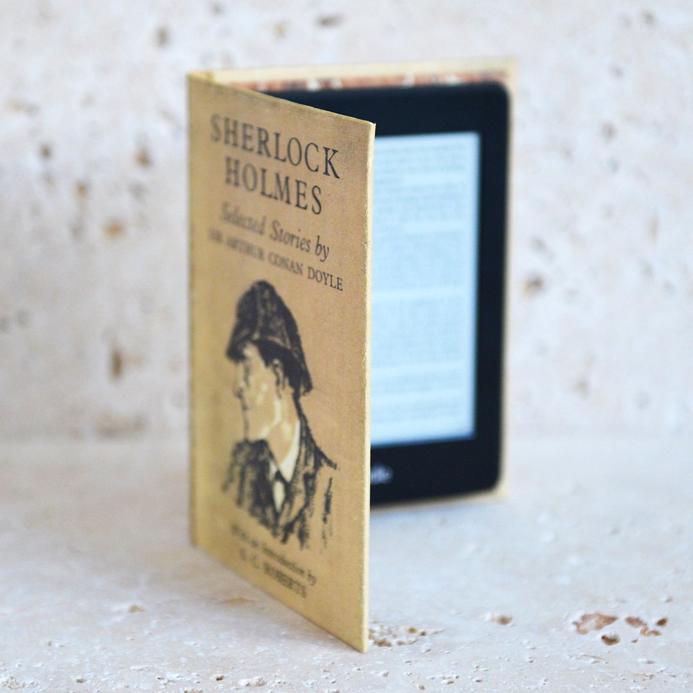 "Sherlock Holmes Conan Doyle Book Cover Case for Amazon Kindle Paperwhite eReader