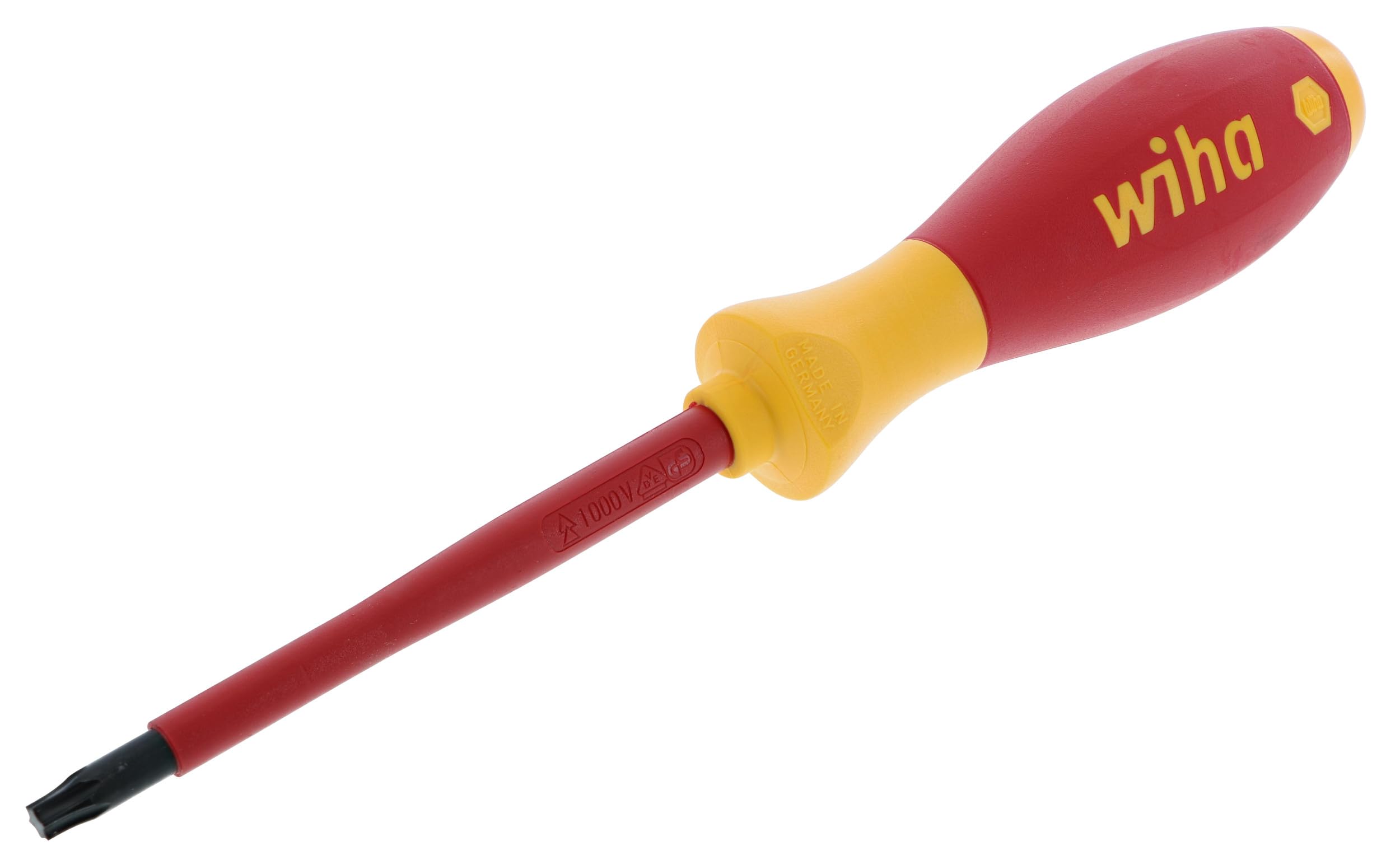 Wiha 32551 cacciavite Torx con manico Softfinish, 1000 volt, T27 x 100 mm