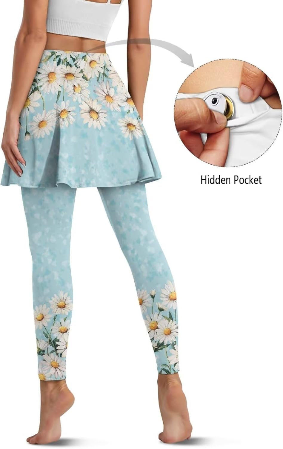 Woman Tennis Skirted Leggings Workout Skirted High Waisted Comfortable Yoga Legging with Skirts XS-3XL