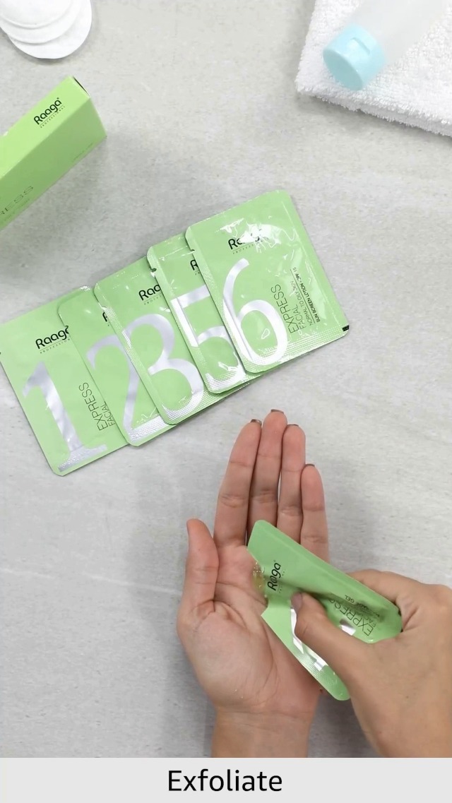 Amazon.com: Raaga Professional Express Single Use Facial Kit | For