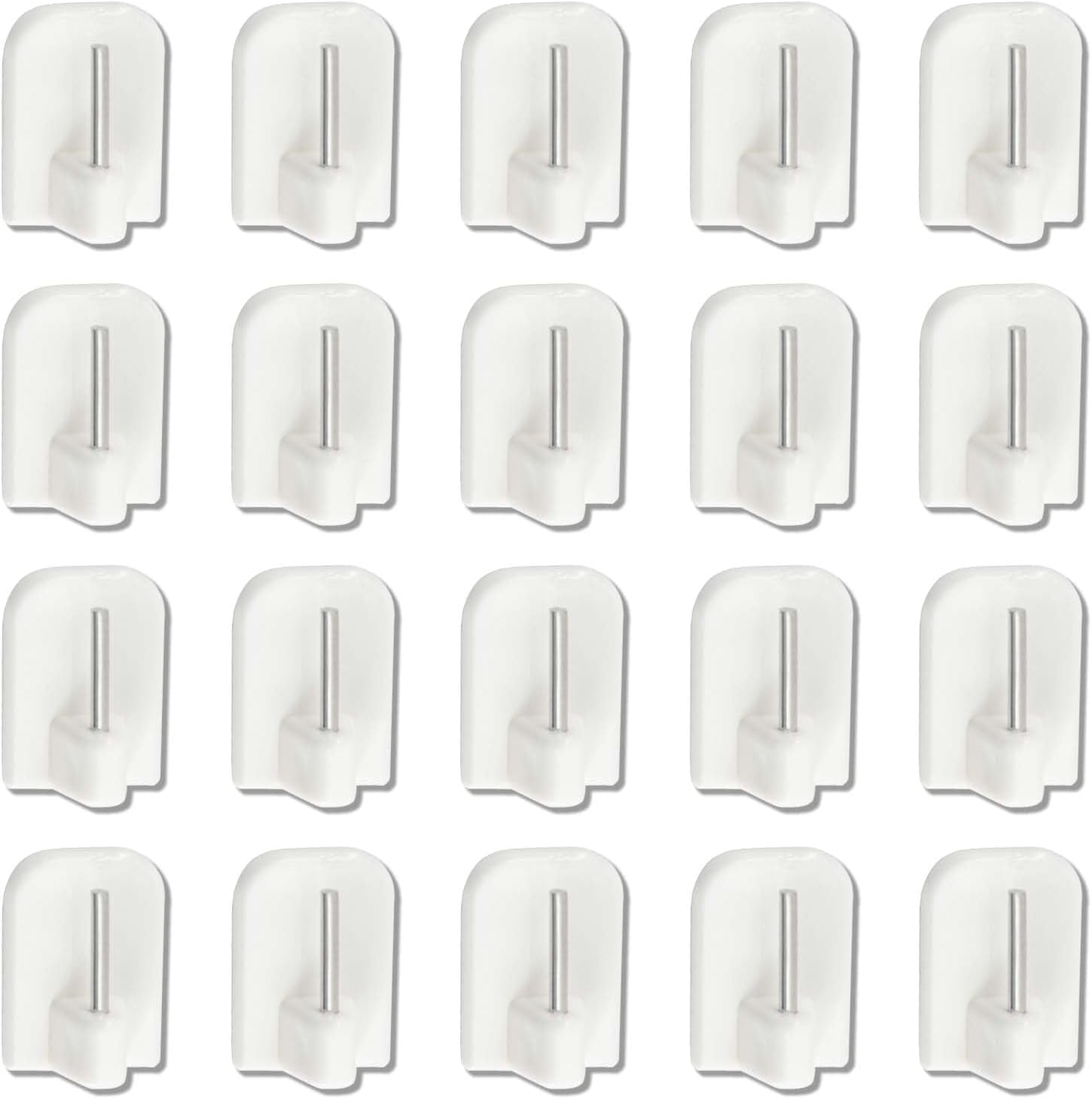 20 Pcs Net Curtain Hooks, Adhesive Curtain Sticky Hooks Rod Holder for Bathroom Shower Outdoor Kitchen Door Home Improvement Hook (White) 20 Pcs Net Curtain Hooks, Adhesive Curtain Sticky Hooks Rod Holder for Bathroom Shower Outdoor Kitchen Door Home Improvement Hook (White)