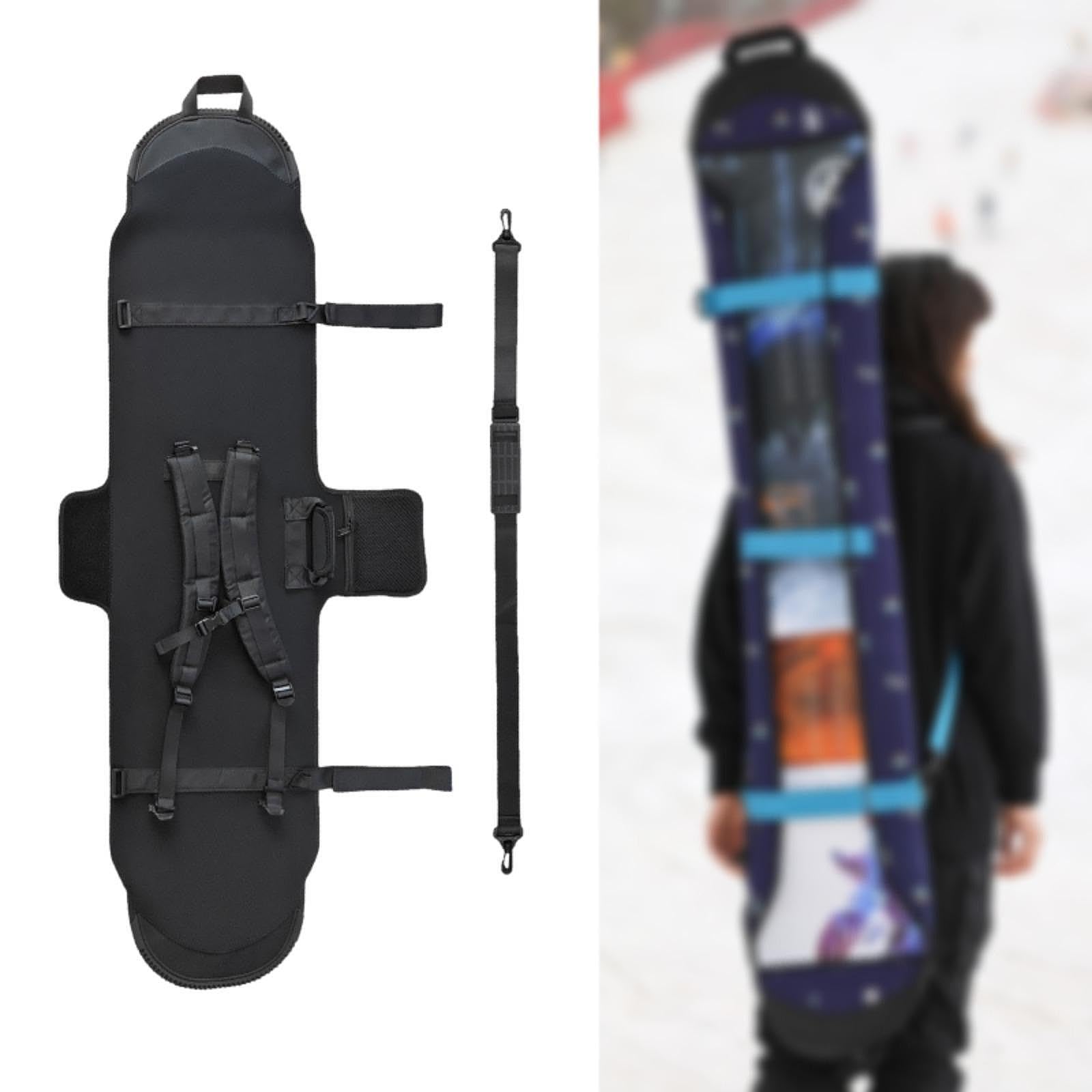 Milageto Housse de Protection pour Snowboard, Sac à Dos Imperméable, Housse de Transport, équipement de pour Snowboard
