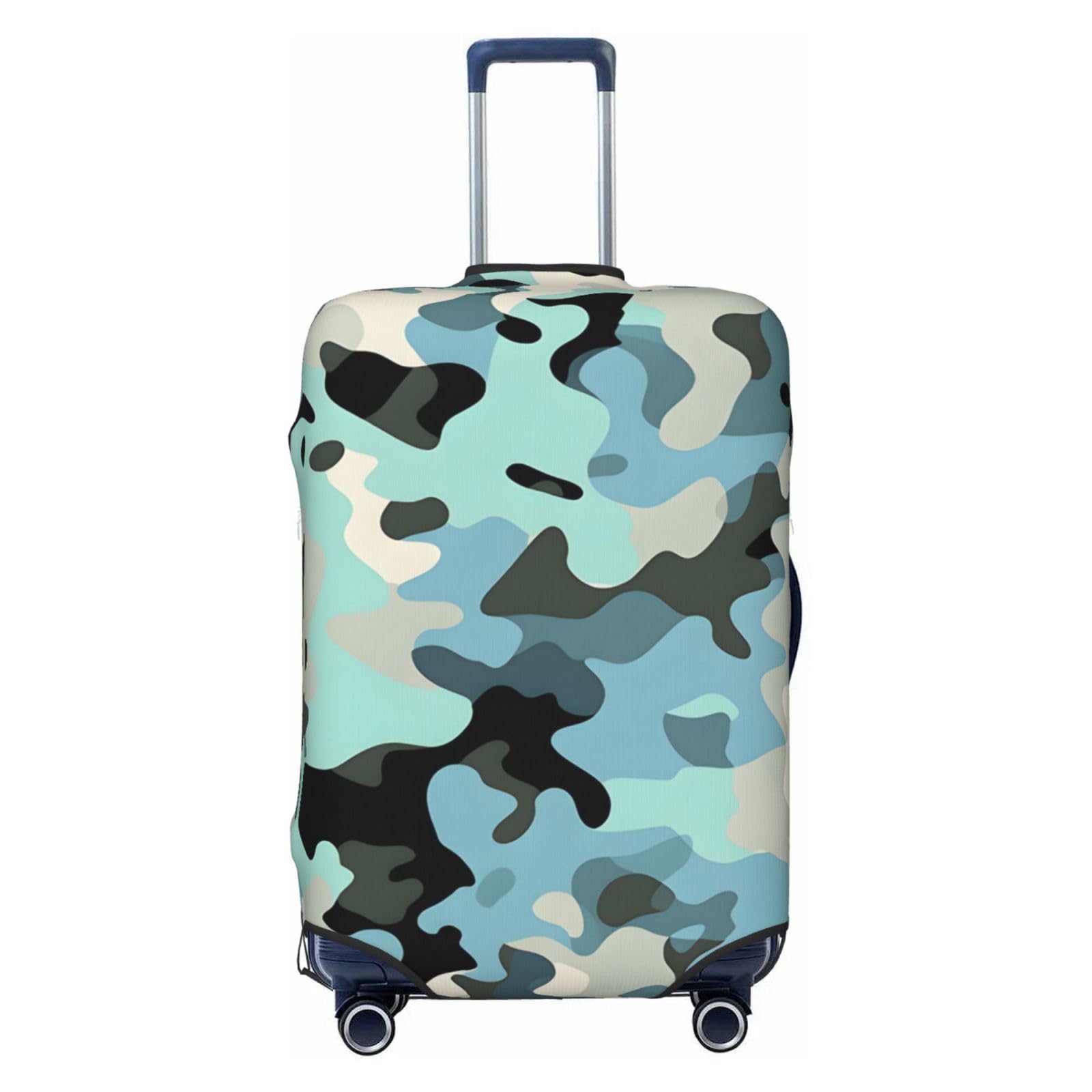 Kofferabdeckungen, Koffer Camouflage Farbe Gepäck Abdeckung 18-32 Zoll Koffer Abdeckungen Protektoren(M)