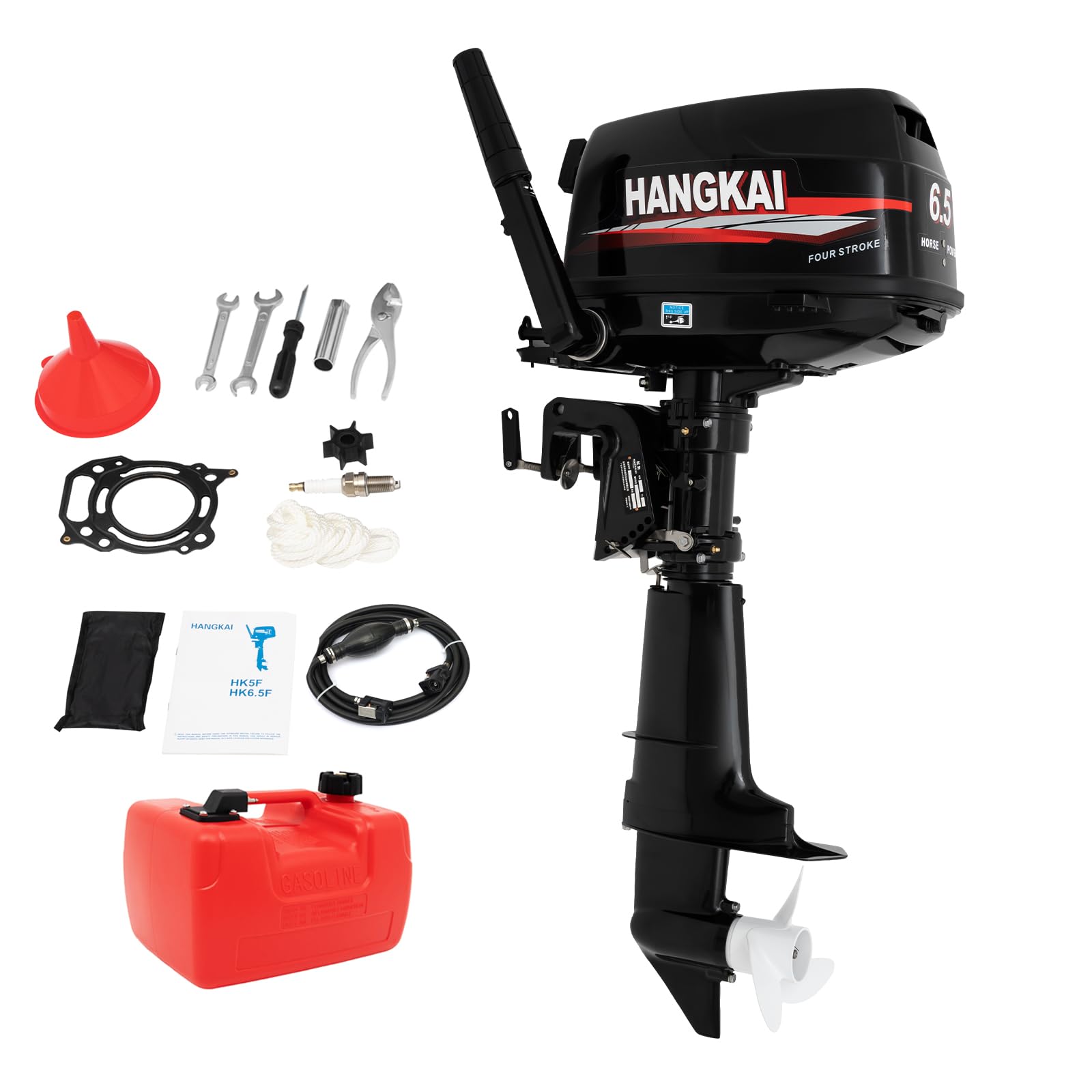 Motore fuoribordo a 4 tempi da 6,5 CV, 123 CC Heavy Duty