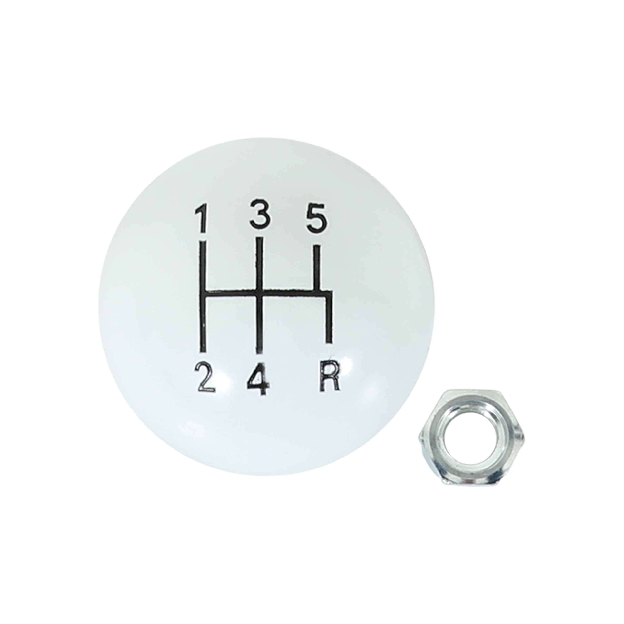 Hurst 1630025 White 5-Speed Replacement Shifter Knob, Shift Knobs