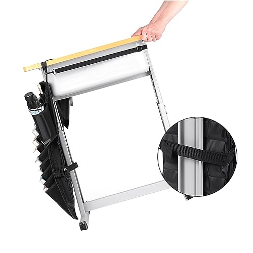 Miniatura 3 de Bolsa de almacenamiento para libros colgante lateral de escritorio para estudiantes, Oxford grande, 13 bolsillos, organizador multifunción para