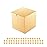 PACKQUEEN Gold Christmas Gift Boxes with Lids 50 Pack 4x4x4 Inches, Paper Bridesmaid Proposal Boxes, Gift Boxes in Bulk for Wedding, Party, Light Weight Gifts (Glossy Gold, Grain Texture)