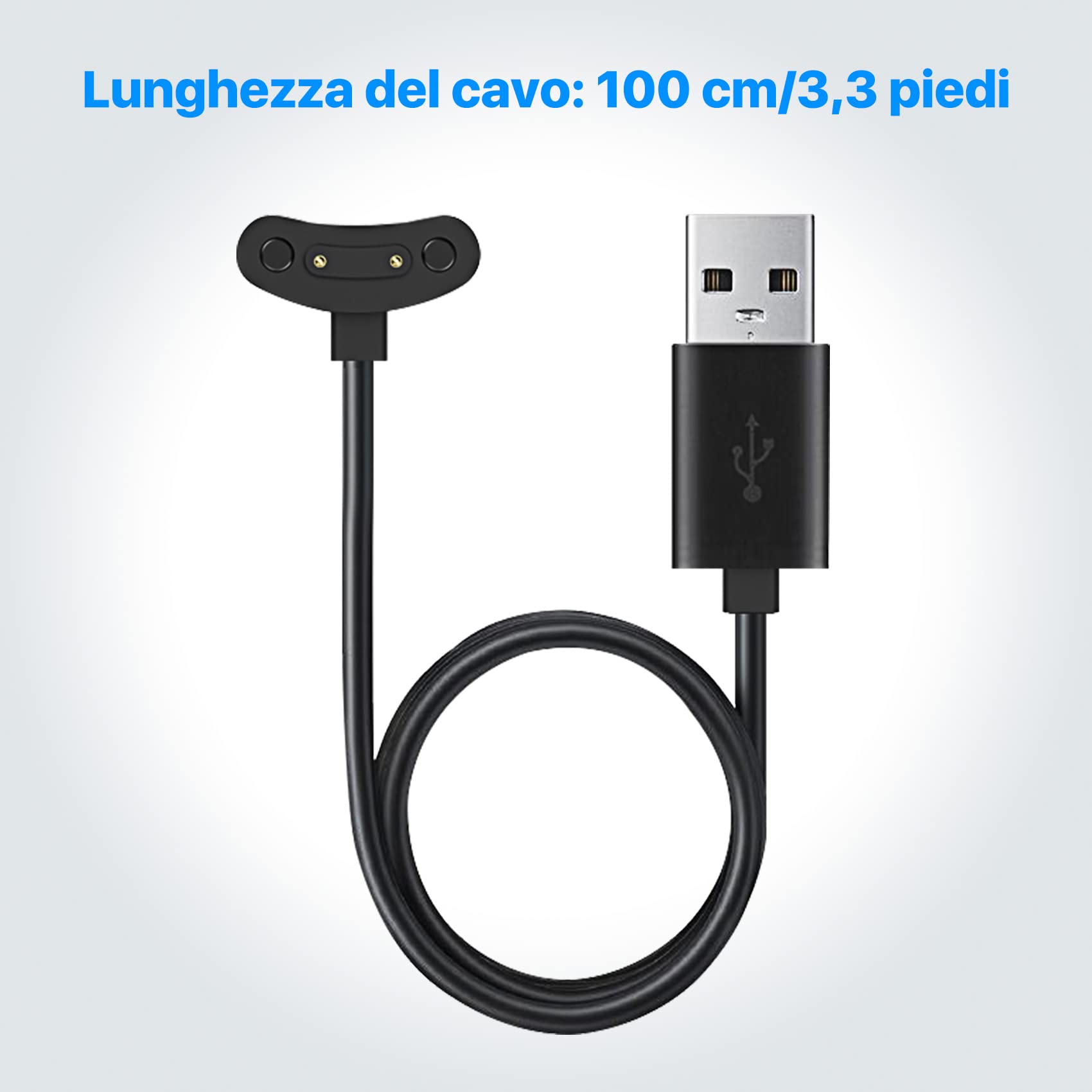 2 Caricatori Magnetici Per Ticwatch - Compatibili Pro 3/Pro X/E3, Cavo USB 1m, Protezione Sovratensione - Foto 9
