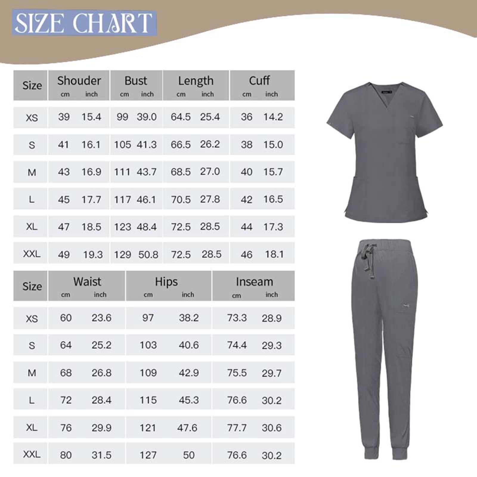 Uniforme Infermieri, Uniforme Medica con Maglia e Pantaloni Scollo a v Maniche Corte Uniformi Sanitarie per Infermieri Medici Chirurghi Terapisti Dentisti,Viola,XXL