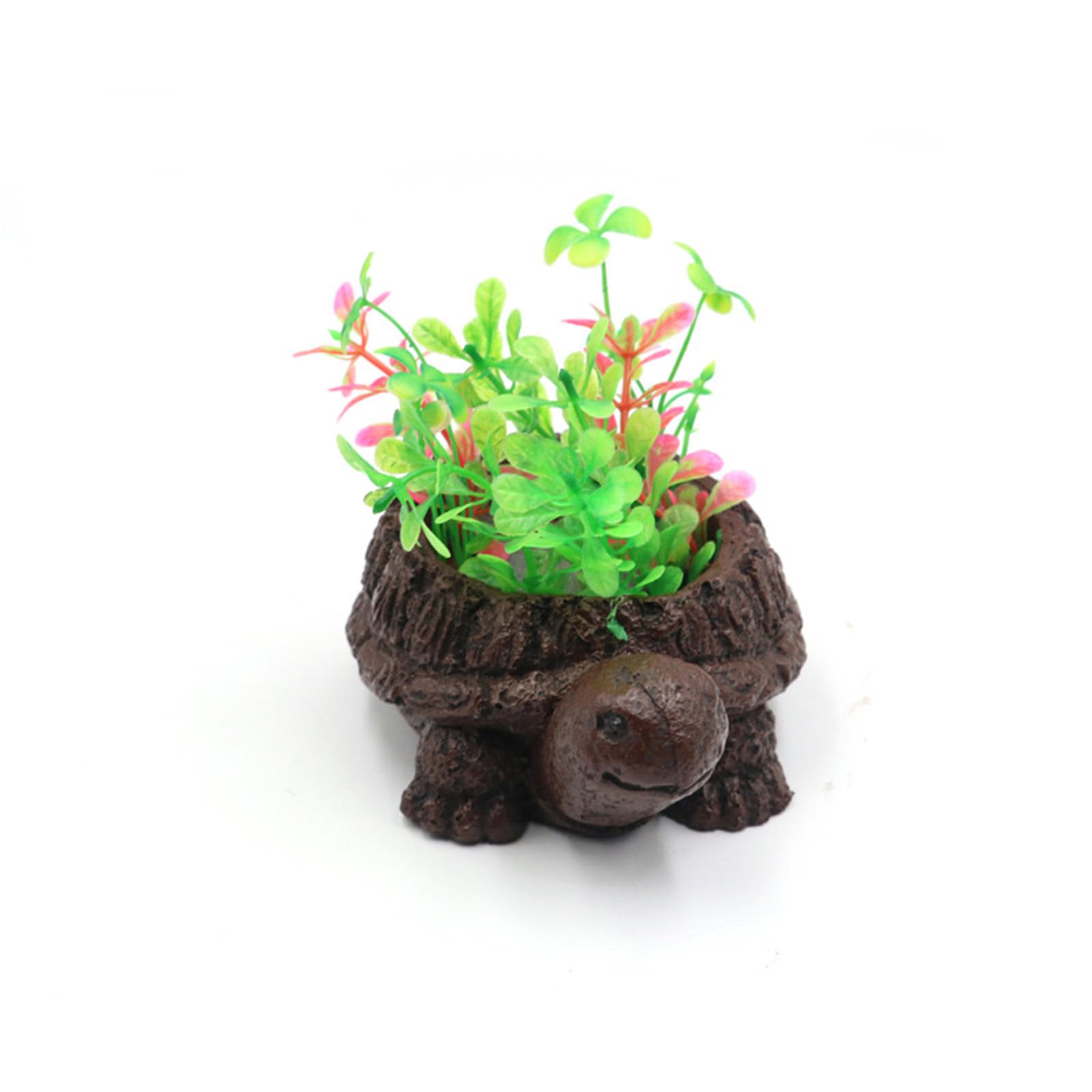 Ljmyy Landscape Artificial Turtles Landscape Fish Tanks Bubble Stone Decorations for Aquariums Terrarium Shrimp Ornaments