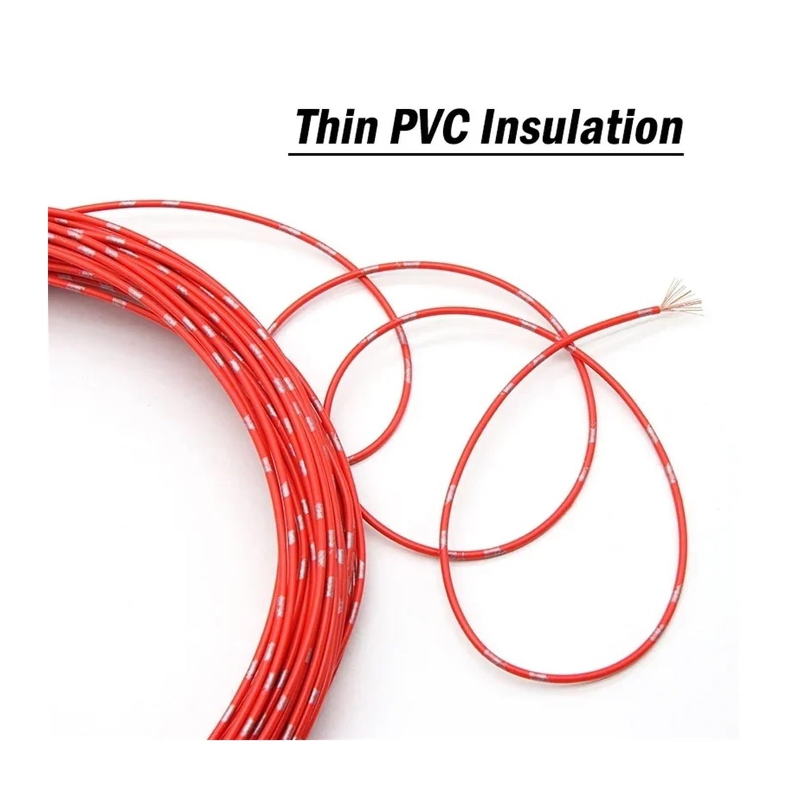 2/5/10/20/30/50/80/100M 13/14AWG Filo modificato for Auto 0.3/0.5/0.85/1.25/2/2.5mm² Cavo Audio for Altoparlanti di Alimentazione in Rame Isolato in PVC Linea(Blue,20m 14AWG)