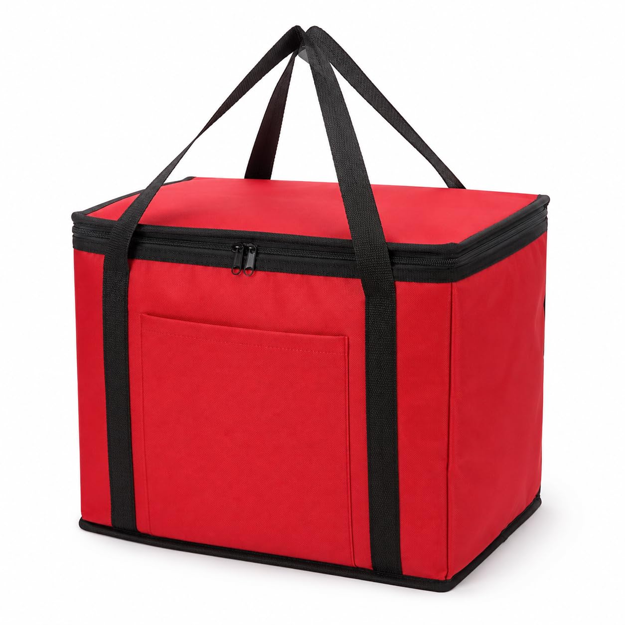 Insulated Camping Cooler Bag Large Thermal Picnic Cool Bag Red Leakproof Food Storage Tote for BBQ Beach Travel Fishing 30L/60L (60L (52 x 33 x 40cm))