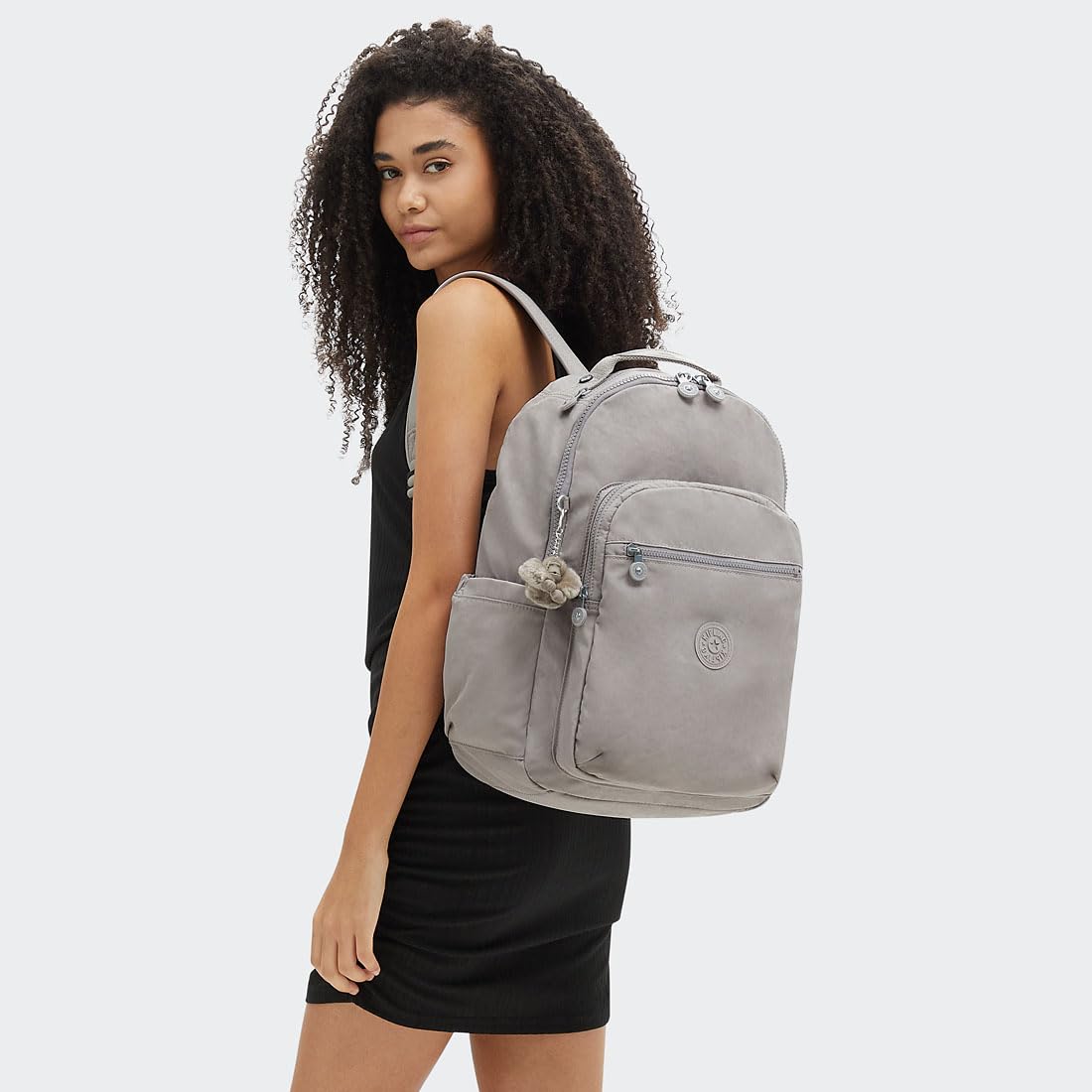 Kipling SEOUL Duży plecak, Grey Gris (Szary)