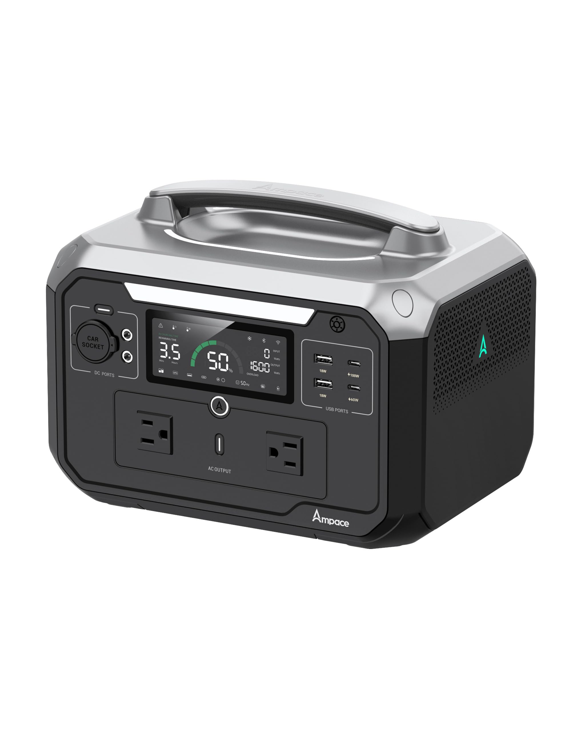 Amazon.co.jp: Ampace Andes 600 Pro ポータブル電源 584Wh 7.6kg