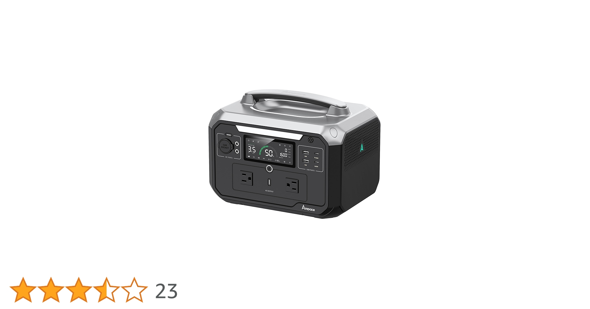 Amazon.co.jp: Ampace Andes 600 Pro ポータブル電源 584Wh 7.6kg