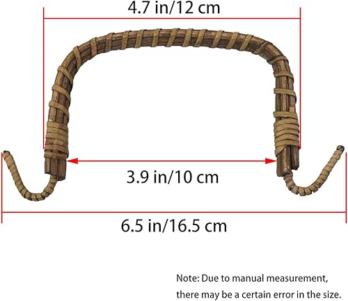 Miniatura 2 de Tetera de metal de ratán con mango de tetera, suministros para ollas de cerámica, tetera japonesa con cable, marrón oscuro