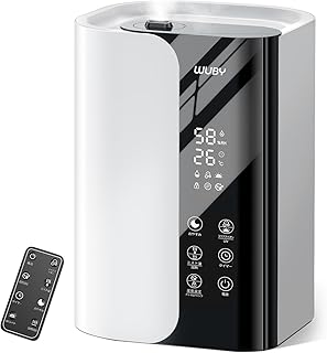 加湿器 大容量 6L 【2025年新モデル・5重除菌・加熱式】 超音波式 加湿器 卓上 ハイブリッド式 アロマ対応 上から注水 マイナスイオン 空気清浄機能 100℃高温除菌 UVライト 6段階加湿量 吹出口360°調整 湿度調整/温度表示/チャイルドロック/12Hタイマー 水漏れ防止 空焚き防止 遠隔制御 リモコン付き オフィス/事務所/家庭用