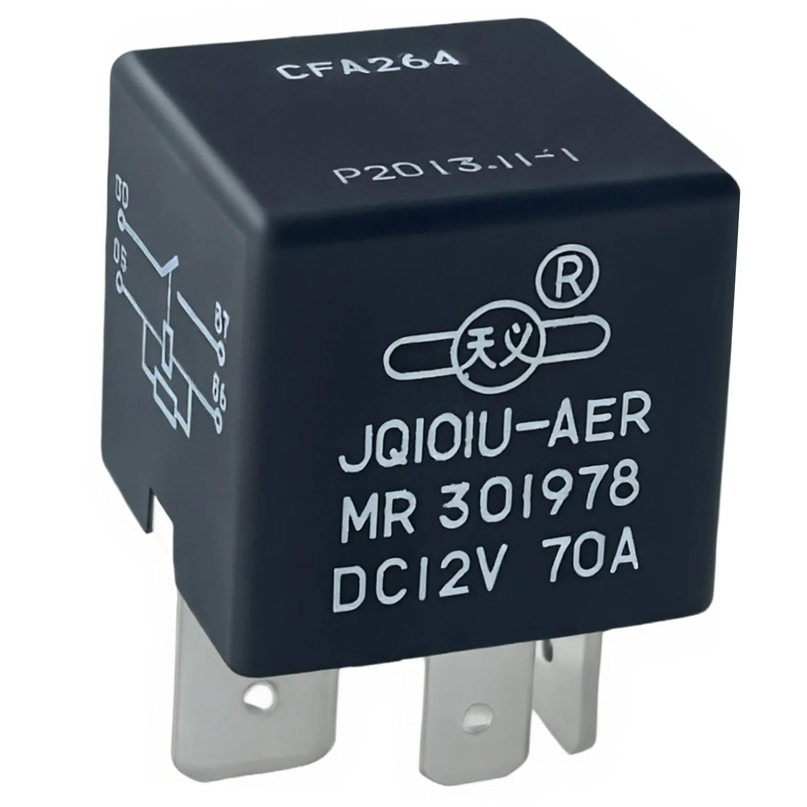 MR301978 12V 4-Pin Cooling Fan Relay, Compatible with Mitsubishi