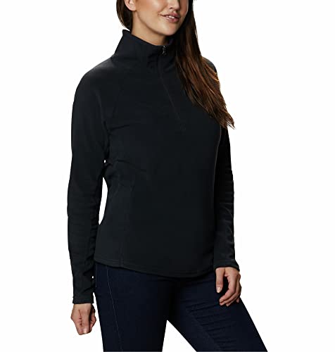 Image of Columbia Women Solid Glacial Iv 1 /2 Zip