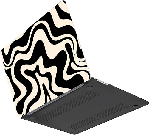 Miniatura 6 de Miwasion Funda compatible con MacBook Air de 15 pulgadas, modelo Mac Air de 15.3 pulgadas A2941 M2 con pantalla Retina y Touch ID, carcasa rígida