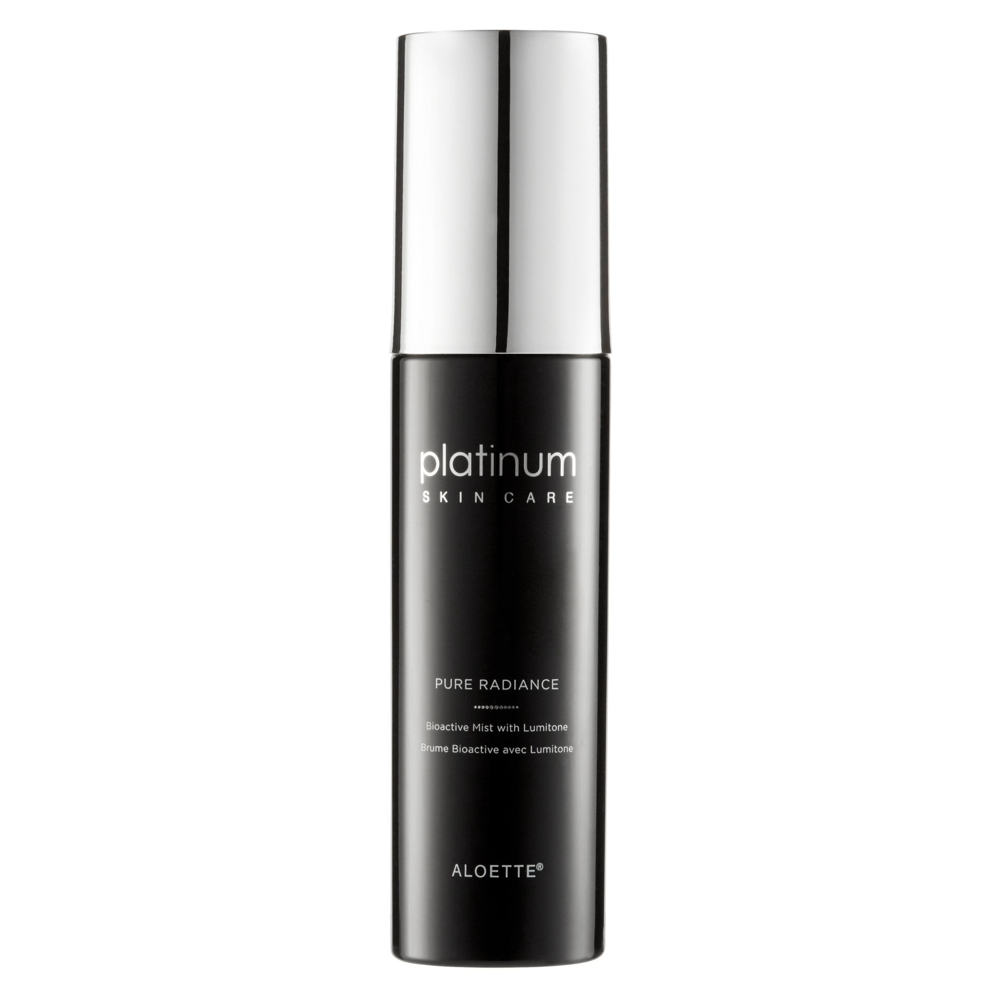 Aloette Facial Toner Spray, Pure Radiance Mist - Alcohol-Free Daily Toner for Face Balances, Tone & Firm - Hypoallergenic for All Skin Types