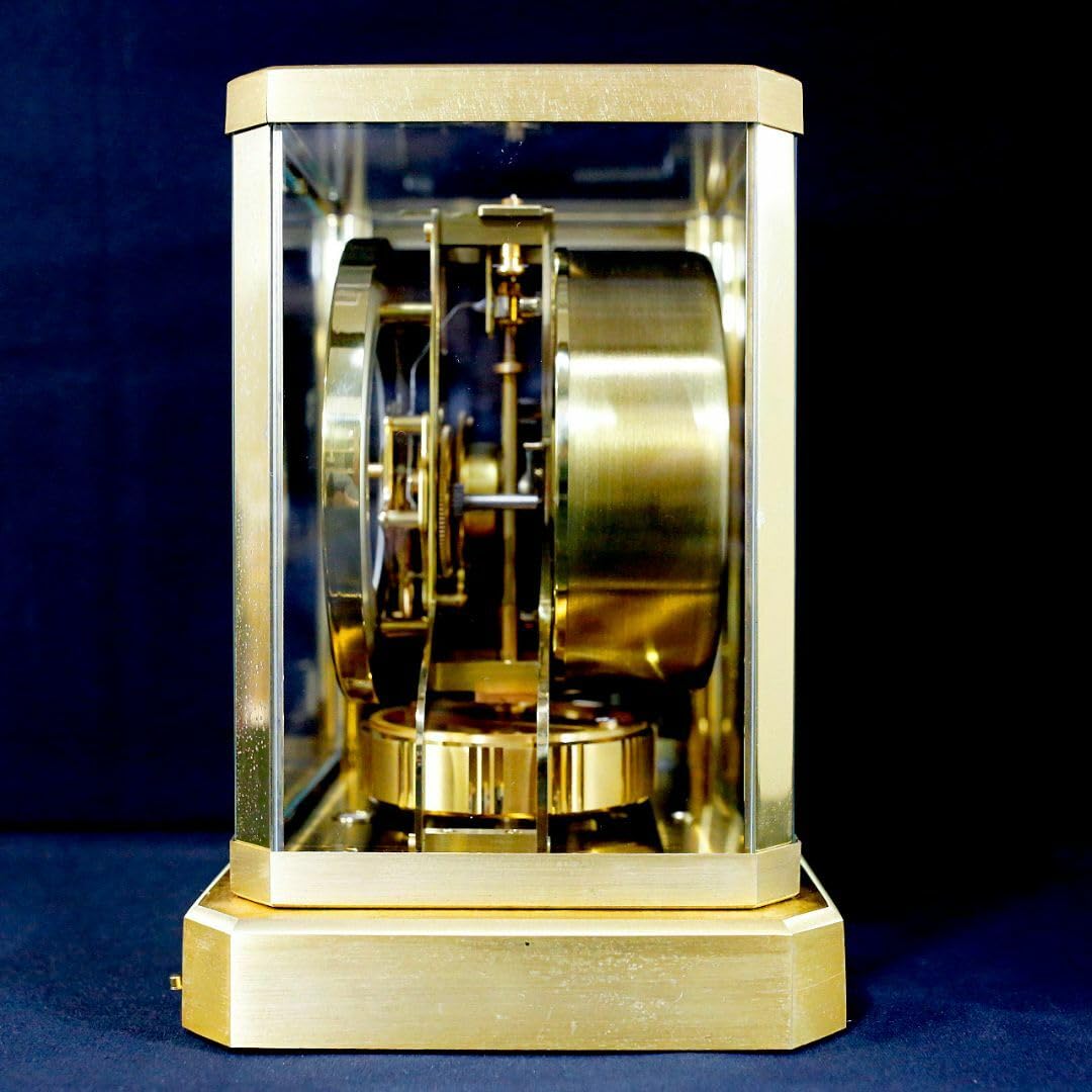 ジャガールクルト ATMOS アトモス 空気時計 永久時計 真鍮 動作確認済み ジャガー・ルクルトの永久時計 アトモス ATMOS を練馬にて