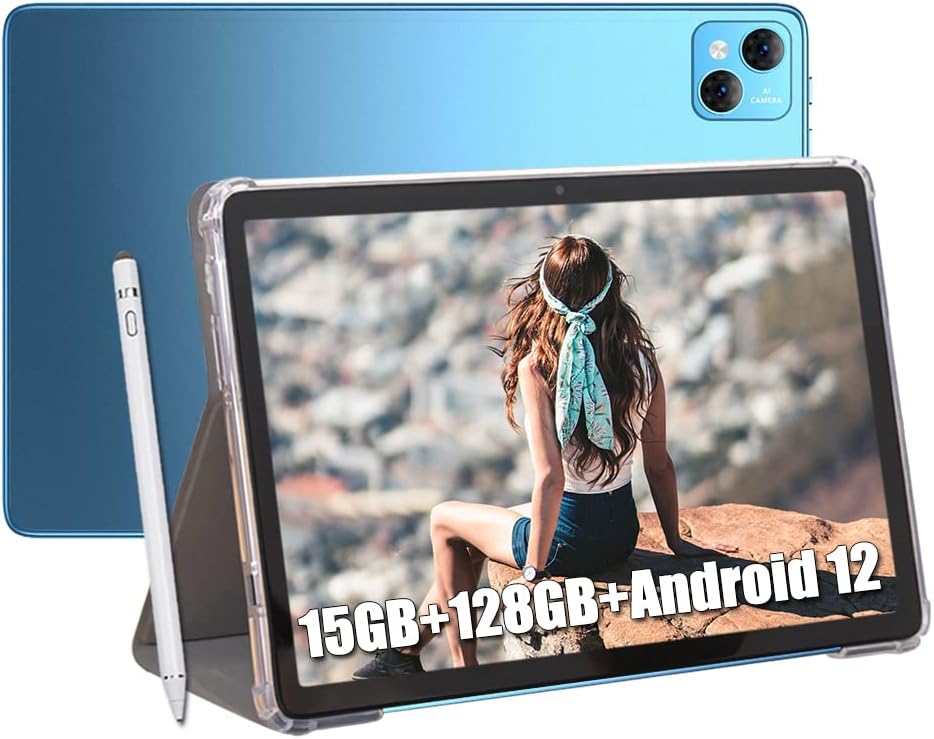 DOOGEE T10 Tablet 10,1 pollici Android 12, 15GB RAM+128GB ROM(TF 1TB), TÜV SÜD Rheinland Protezione Occhi, 2 Altoparlanti Hi-Res Audio, 8300mAh, 13MP+8MP, 2.4/5G WiFi + Dual 4G LTE, GPS,OTG, Blu DOOGEE T10 Tablet 10,1 pollici Android 12, 15GB RAM+128GB ROM(TF 1TB), TÜV SÜD Rheinland Protezione Occhi, 2 Altoparlanti Hi-Res Audio, 8300mAh, 13MP+8MP, 2.4/5G WiFi + Dual 4G LTE, GPS,OTG, Blu