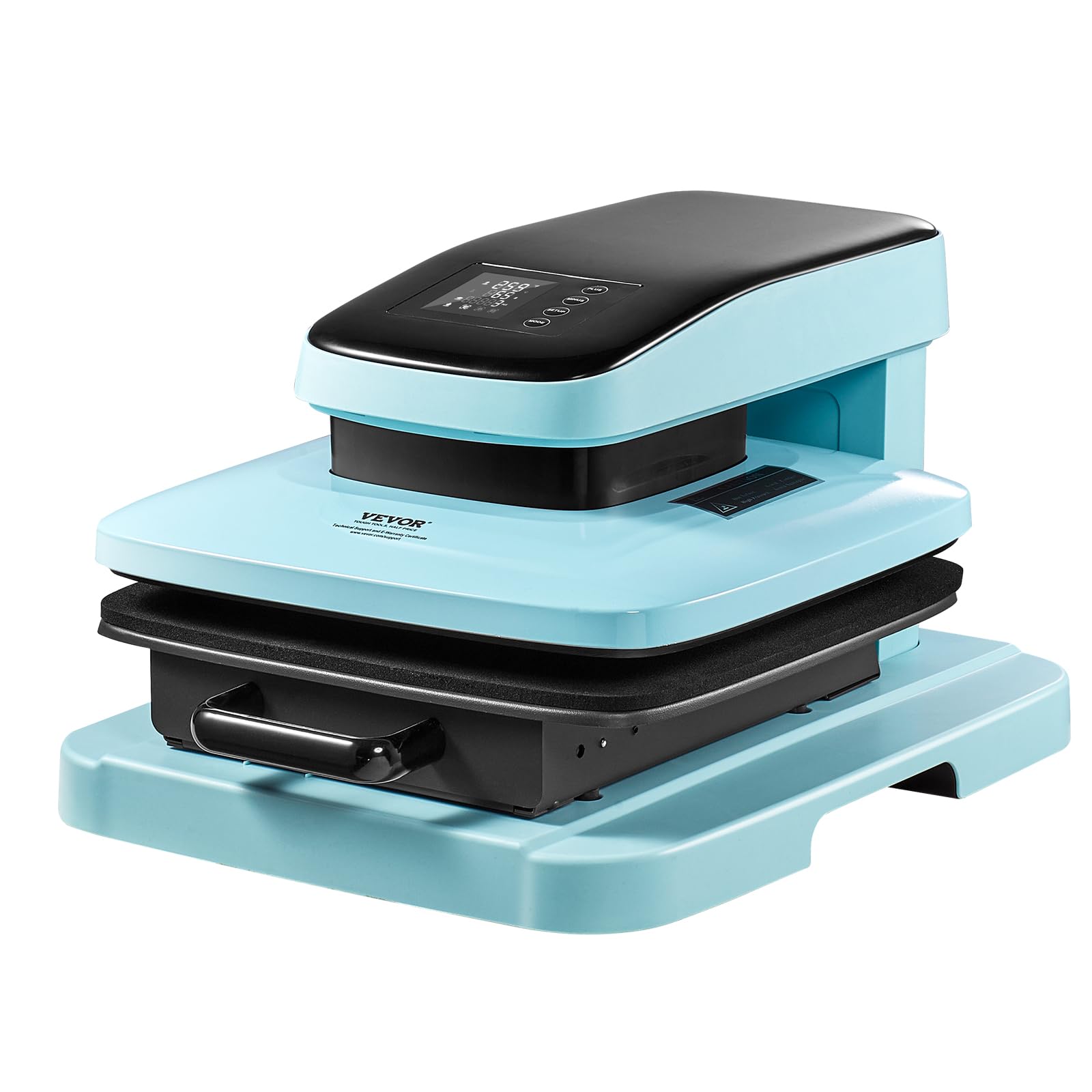 VEVOR Auto Heat Press Machine for T Shirts - 15x15 Heat Press with Auto Release - Heating Up Fast & Evenly, Smart T Shirt Press Machine for Sublimation, Vinyl, Heat Transfer Projects