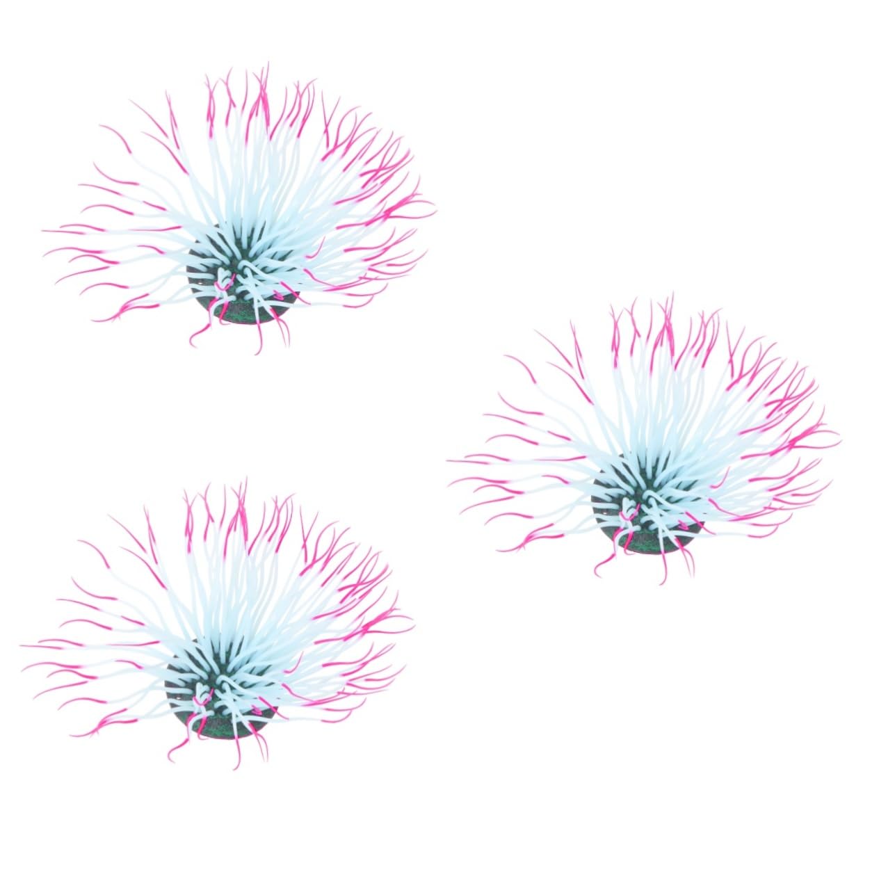 POPETPOP 3 Piezas De Plantas Artificiales Plantas Artificiales Peces Decoración De Acuario Adornos De Pecera Falsos Decoración Botánica Adorno De Coral para Pecera Coral Artificial
