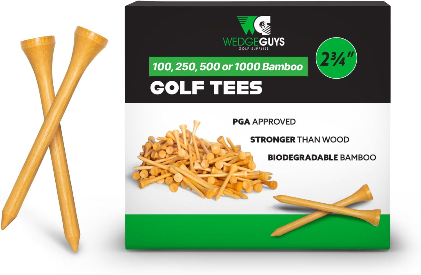 Wedge Guys Bamboo Golf Tees