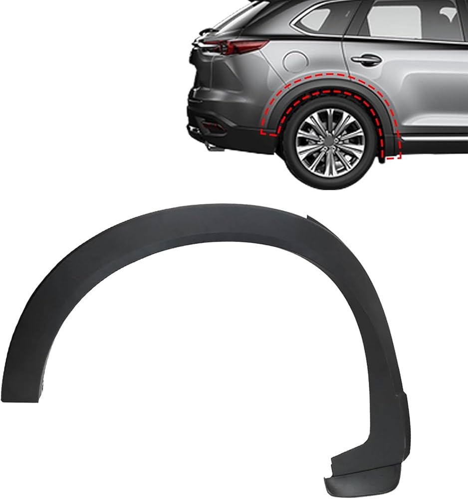 SecosAutoparts Fender Plastic Trim, Rear Passenger Side, Fit for SecosAutoparts Fender Plastic Trim, Rear Passenger Side, Fit for