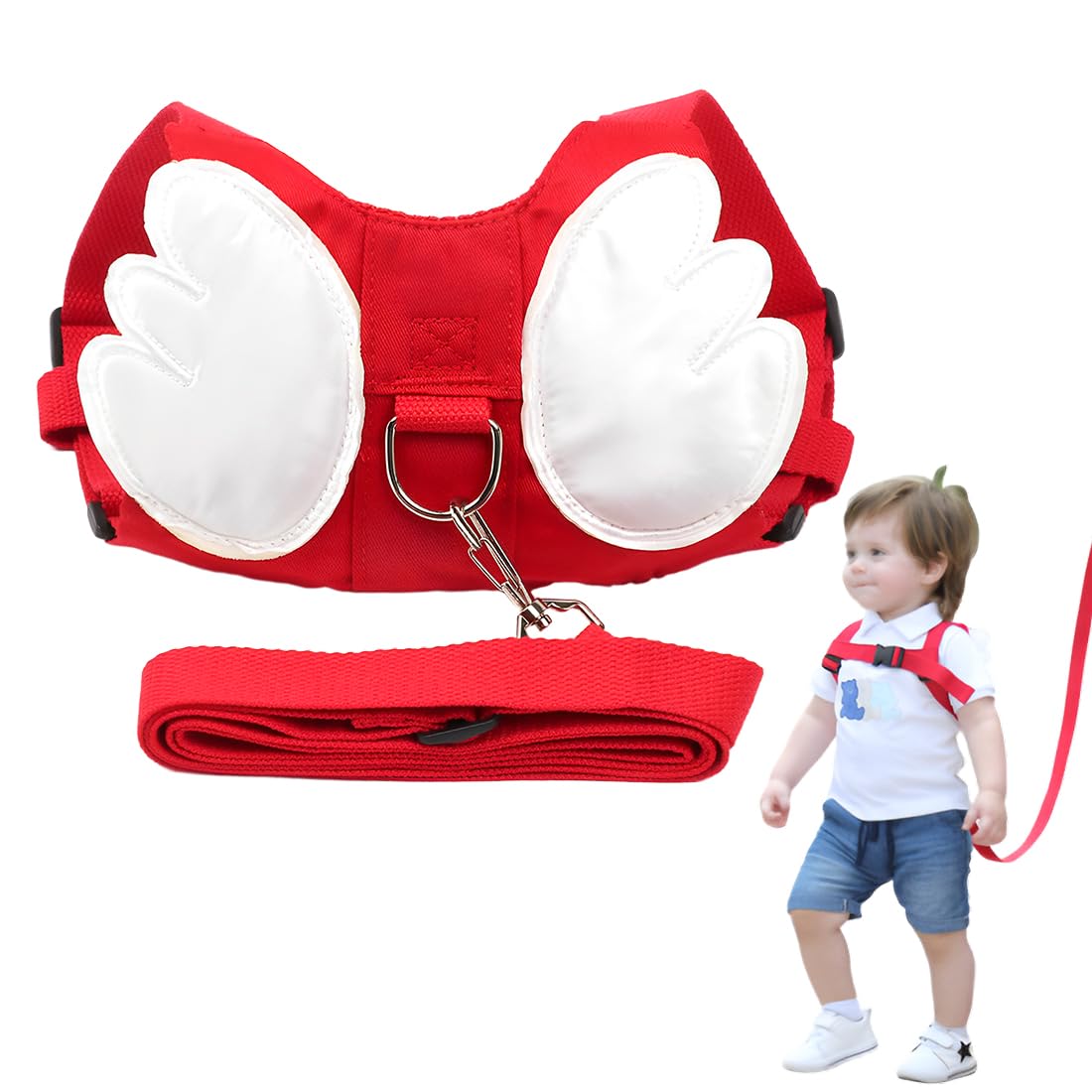 Zaini con guinzagli per bambini, con cinturino anti smarrimento, per bambini da 1 a 5 anni, sicurezza per bambini e bambine