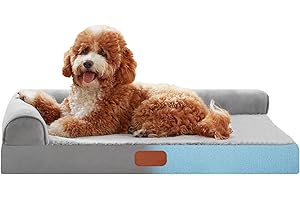 Frisco Plush Orthopedic Front Bolster Cat & Dog Bed w/Removable Cover