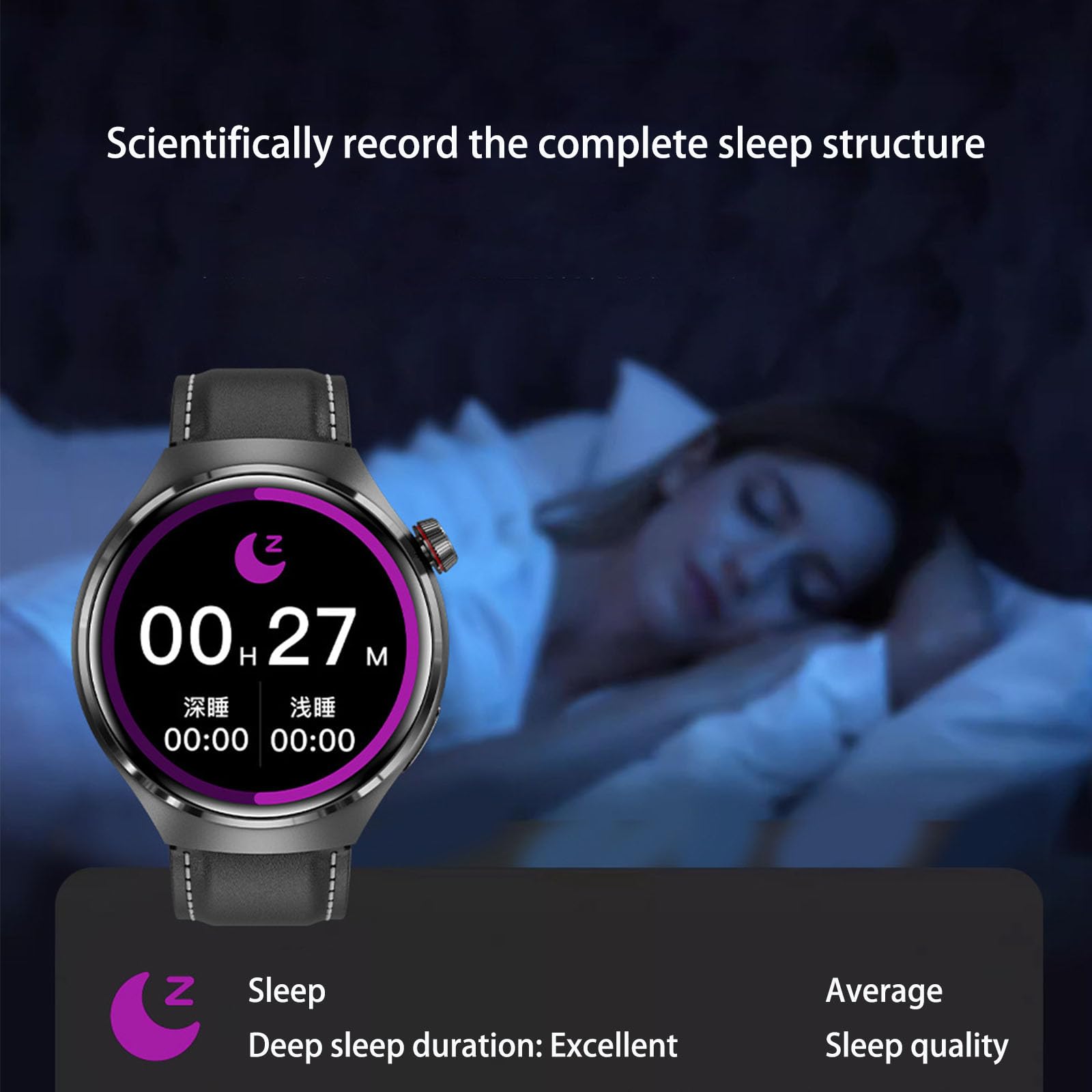 Reloj Inteligente, Pantalla Grande HD De 1,6", con Rastreador De Actividad Física, Llamadas Bluetooth, Monitoreo De Salud, Control De Acceso NFC, Smartwatch Deportivo Resistente Al Agua IP67,D