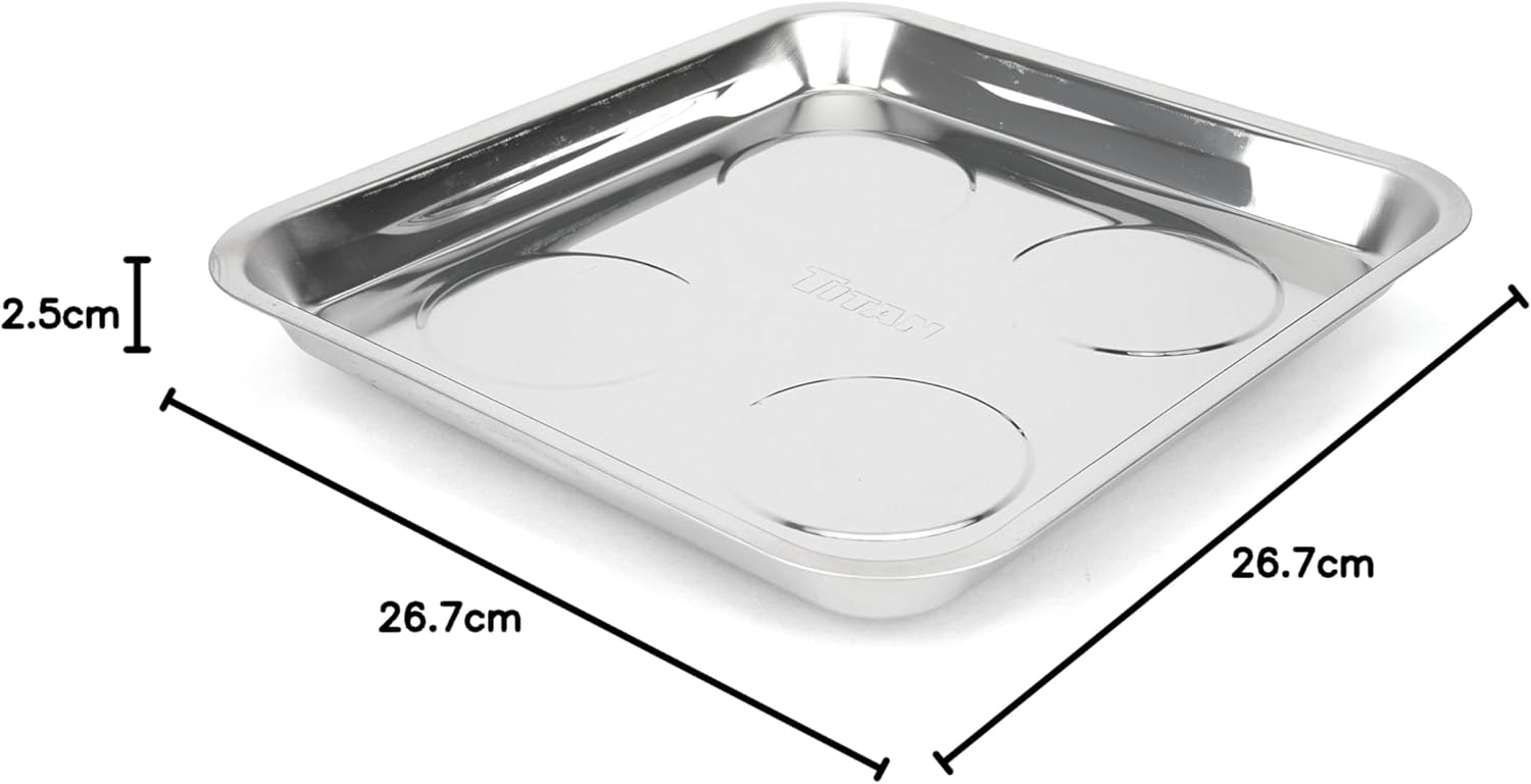 Titan 21262 Magnetic Parts Tray (10.5 x 11.5)