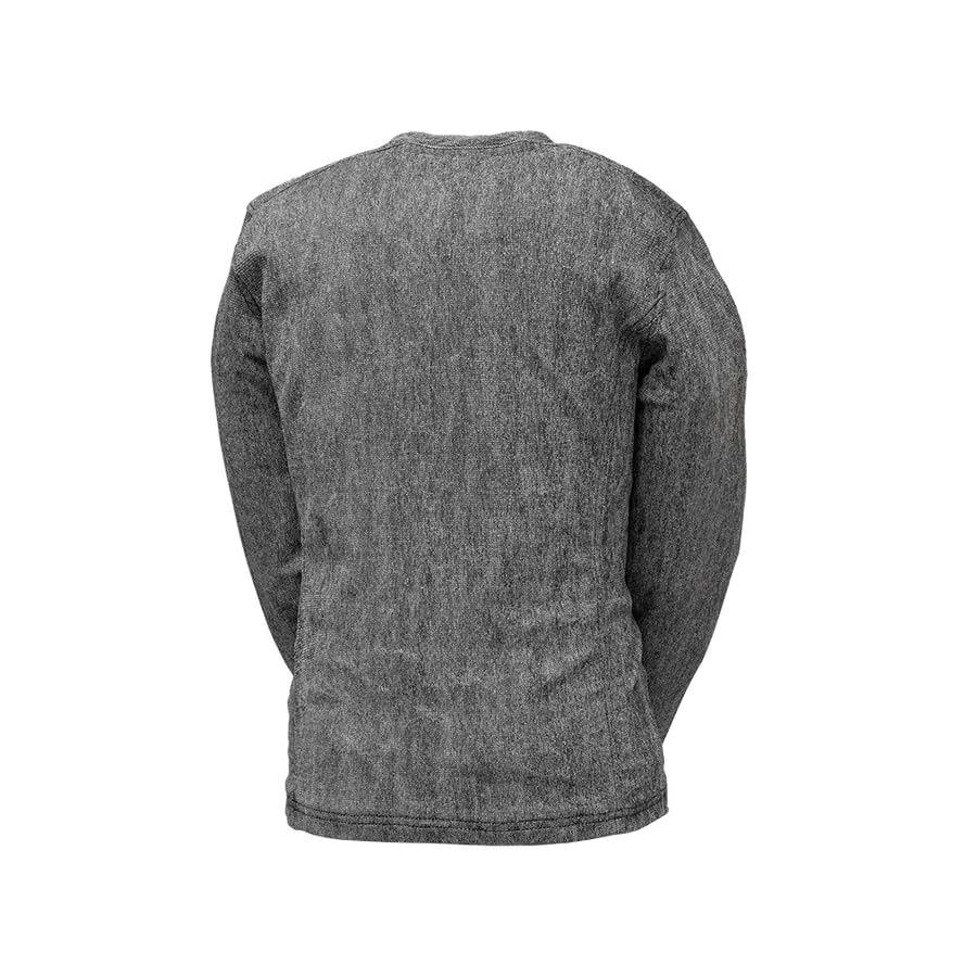 First Mfg Co - FMCo Womens Base Layer Biker Riding Shirt - GatorSkin Fabric - Grey - Large