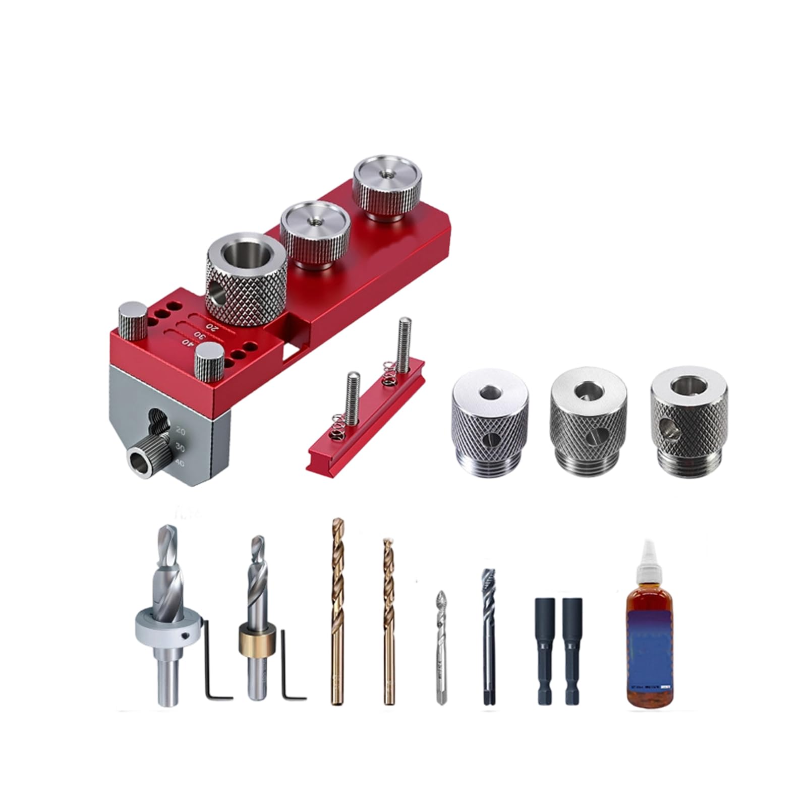 Zyouqi F. 1 Set Professional Aluminum Profile Drilling Positioner Set With High Accuracy For Efficient Wood And Metal Working Applications Drill Template For Aluminum Profile Drilling Jig