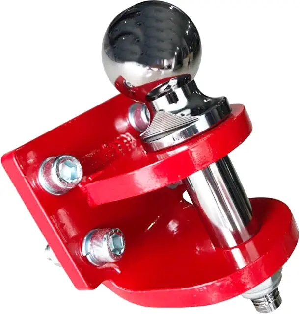 Crochet d'attelage mixte 4 trous, boule 50mm, 3.5t - Attelage remorque