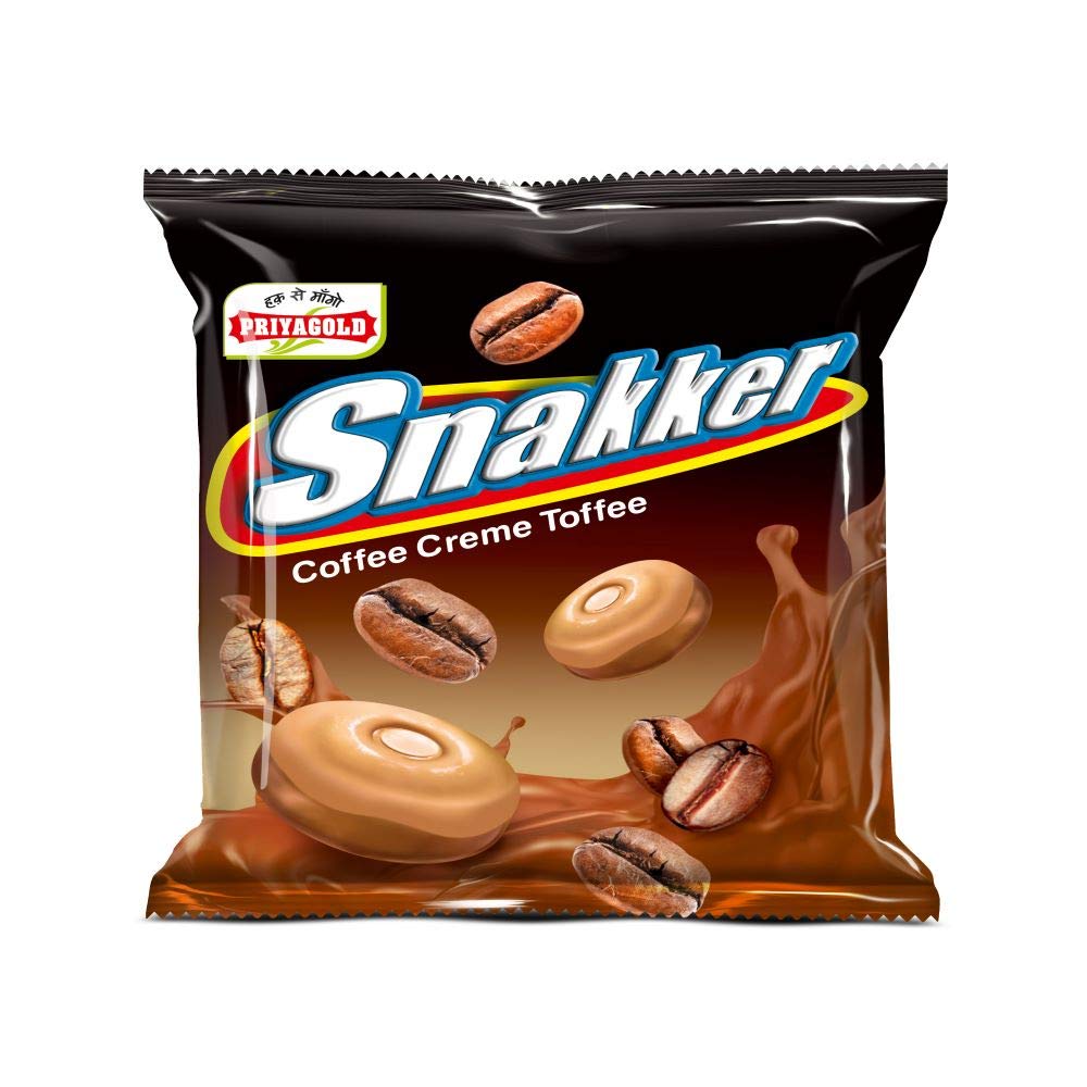 PRIYAGOLD SNAKKER Coffee Creme Toffee (Pouch) (50 PCS) - 200g (B08VT1PW63) Amazon Price History, Amazon Price Tracker