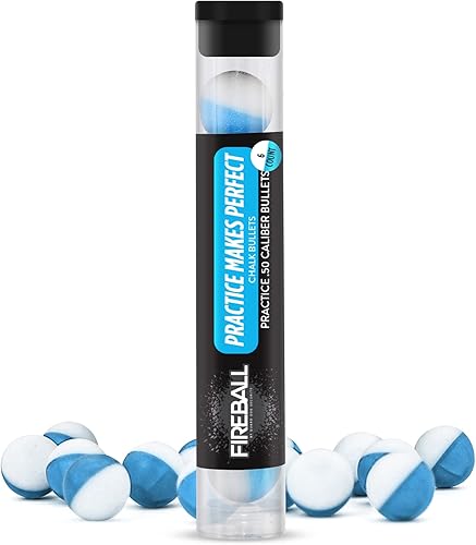 Guard Dog Security Bola inerte, munición de bola de polvo no letal para entrenamiento y defensa personal, adecuada para pistolas de pimienta y