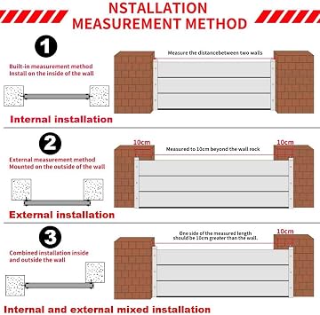 Aluminum Flood Barrier, Water Stopper Flood Guard Basement Reusable, Dam Easy Flood Barrier, Door Dam Flood Protection Barriers for Garage Door, Flood Water Barrier for Doors HXQSL(20cm/0.6ft,4.92 ft(