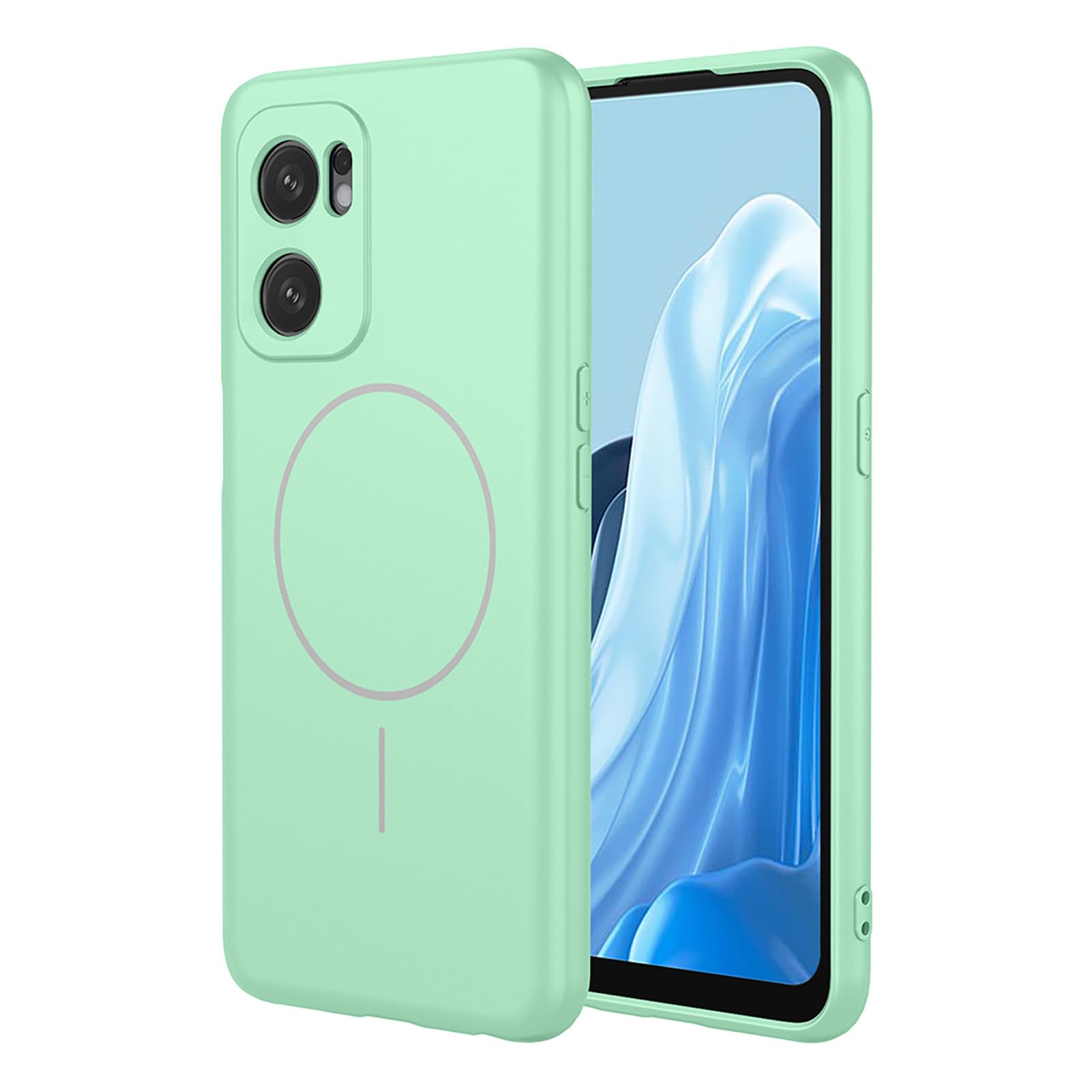 Custodia Antiurto 360° Per Oppo Find X5 Lite – Viola, Con Protezione Schermo Integrata E Paraurti TPU Trasparente